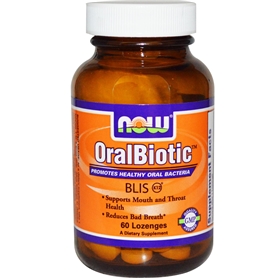 NOW OralBiotic, 60 Lozenges