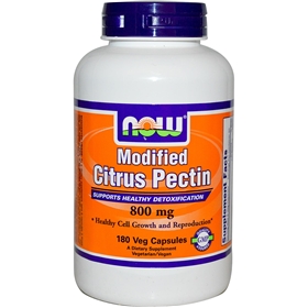 NOW Modified Citrus Pectin, 180 Vcaps