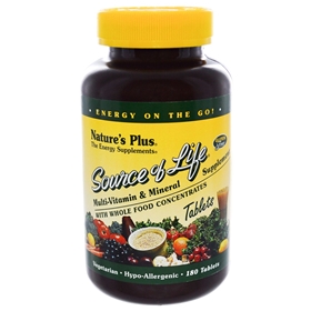 Source of Life® Multi-Vitamin and Mineral Supplement -- 180 Tablets