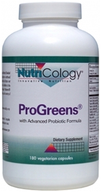 Nutricology  ProGreens&#174;  180 Vegetarian Caps