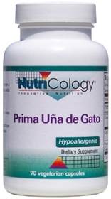 Nutricology  Prima U&#241;a De Gato II  90 Vegetarian Capsules