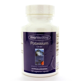 Allergy Research  Potassium Citrate  120 Caps
