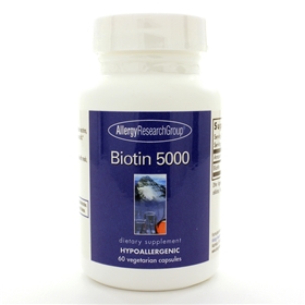 Allergy Research  Biotin 5000  60 Caps