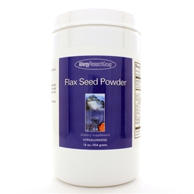 Allergy Research  Flax Seed Powder  16 oz