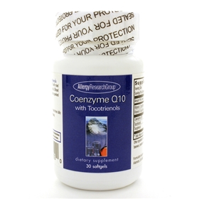 Allergy Research  CoQ10 100mg w/tocos  30 sg