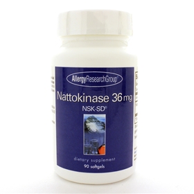 Allergy Research  Nattokinase 36mg  90 sg
