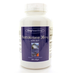 Allergy Research  Nattokinase 36mg  300 sg