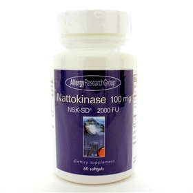 Allergy Research  Nattokinase 100mg  60 sg