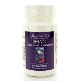 Allergy Research  DHEA 10mg Micronized Lipid Matrix  60 Tabs