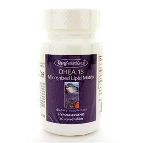 Allergy Research  DHEA 15mg Micronized Lipid Matrix  60 Tabs