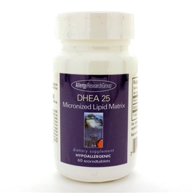 Allergy Research  DHEA 25mg Micronized Lipid Matrix  60 Tabs