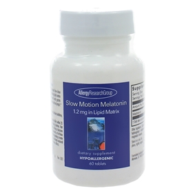 Allergy Research  Slow Motion Melatonin  60 Tabs