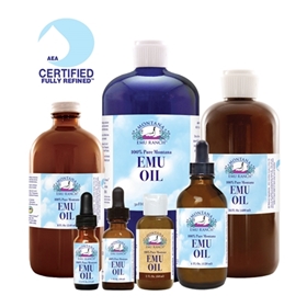 Montana Emu Ranch  Emu Oil  2 oz Plastic Container