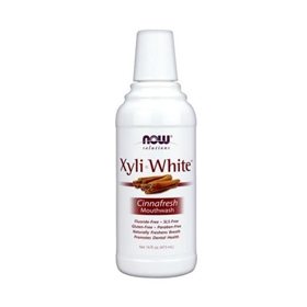 NOW XyliWhite Mouthwash, Cinnafresh, 16 oz