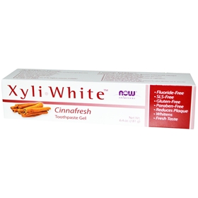NOW XyliWhite Cinnafresh Toothpaste Gel - 6.4 oz.