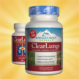 Ridge Crest Herbals ClearLungs, 120caps