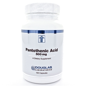 Douglas Labs  Pantothenic Acid 500mg  100 Caps