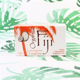 Organic Fiji - Lemongrass Tangerine Coconut Oil Soap -7oz