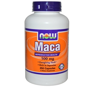NOW Maca, 500mg, 250 caps