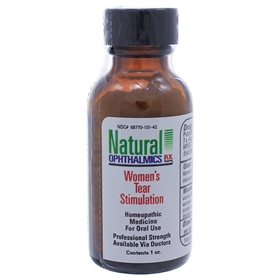 Natural Ophthalmics  Tear Stimulation Women&#39;s Dry Eye Pellets  1 oz