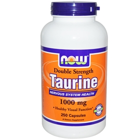 NOW Taurine, 1000mg , 250 Capsules