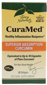 EuroPharma CuraMed, 375mg, 60 softgels