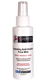 Life Extension Cosmesis Hydrating Anti-Oxidant Face Mist, 4oz