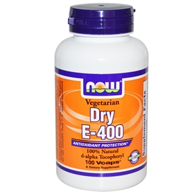 NOW Dry E-400 IU, 100 Vcaps
