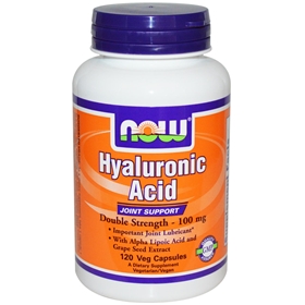NOW Hyaluronic Acid, 100mg, 120 caps