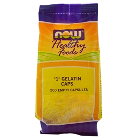 NOW Gelatin Caps # 1 -500 Caps