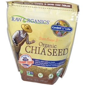 Garden of Life  Chia Seeds  Organic  12 oz