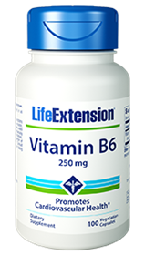 Life Extension B6, 250mg, 100 caps
