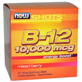 NOW B-12 Shots, 10,000 mcg, 12 tubes