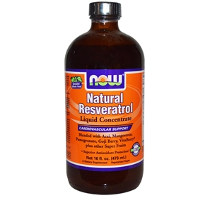 NOW Resveratrol Liquid, 16 oz